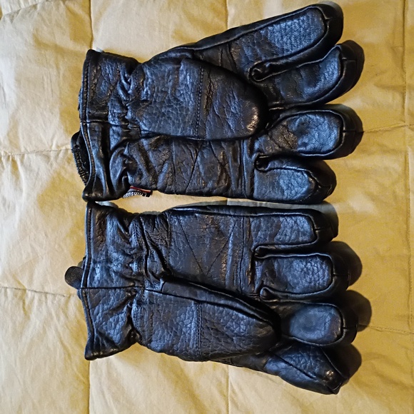 3M Thinsulate Black Leather Gloves XL NWOT - Picture 2 of 4